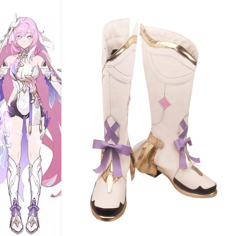 

Game Honkai Impact 3rd Elysia Cosplay Boots Comic Anime Game for Con Halloween Party Cosplay Costume Prop Sexy Style