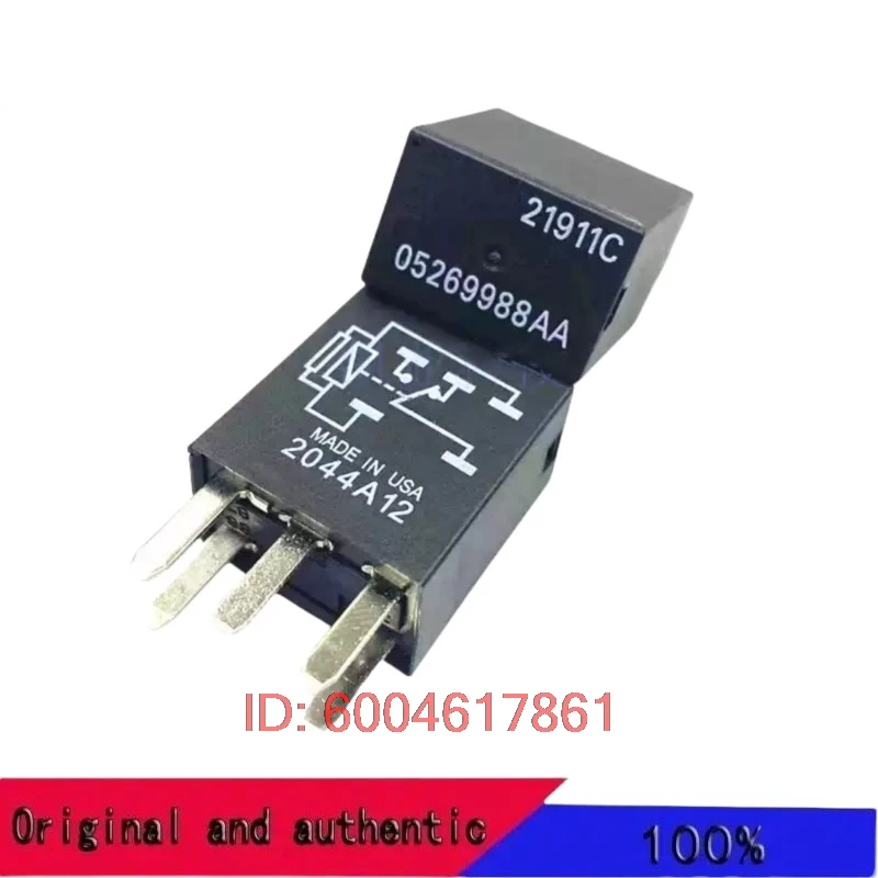 5 PCS/lot Original Automobile relay 05269988AA General to HFV9 12V 5PIN 21911C Auto Fuse Box Relay
