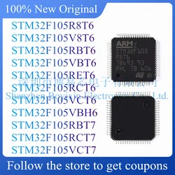 NEW STM32F105R8T6 STM32F105V8T6 STM32F105RBT6 STM32F105VBT6 STM32F105RET6 STM32F105RCT6 STM32F105VCT6 VBH6 RBT7 RCT7 VCT7.