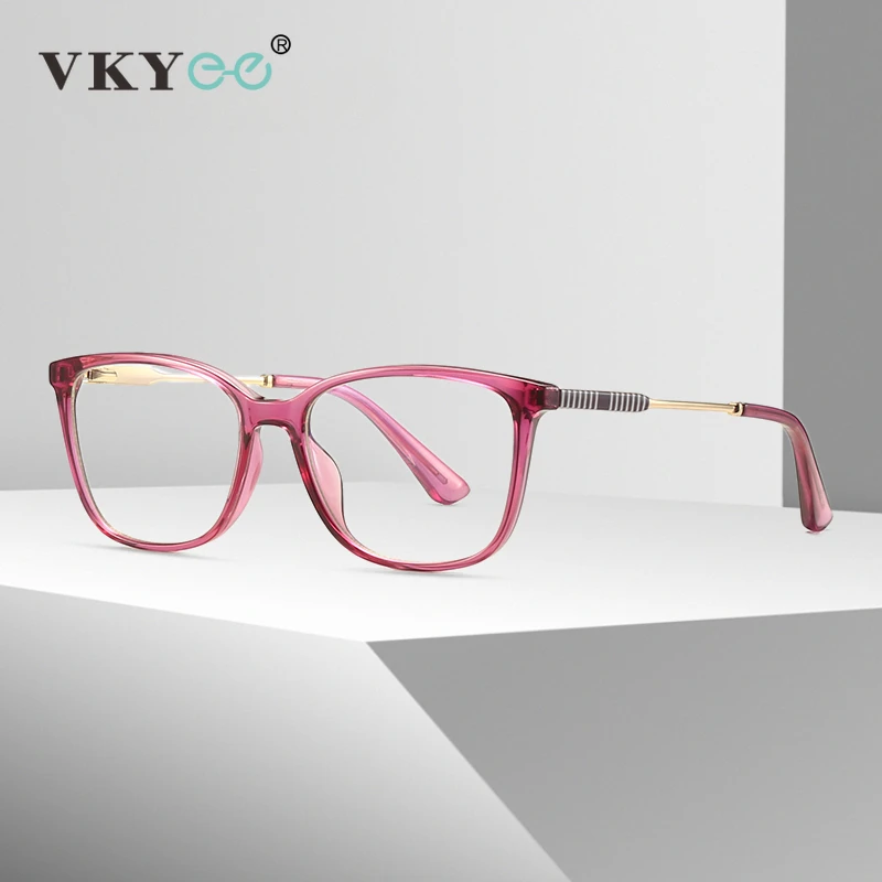 VKYEE Fashion Classic Women\'s Eyewear Minimalist Design Customizable Prescription Anti-blue Light Eyewear Photochromic 2057