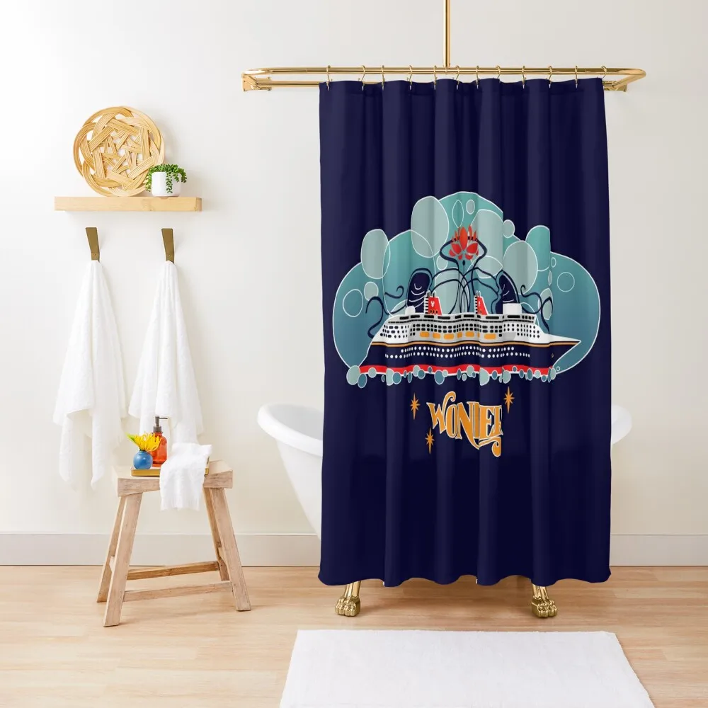 

The Wonder Shower Curtain Waterproof Fabric Bathroom Shower Set For Bathroom Elegant Bathroom Fabric Curtain