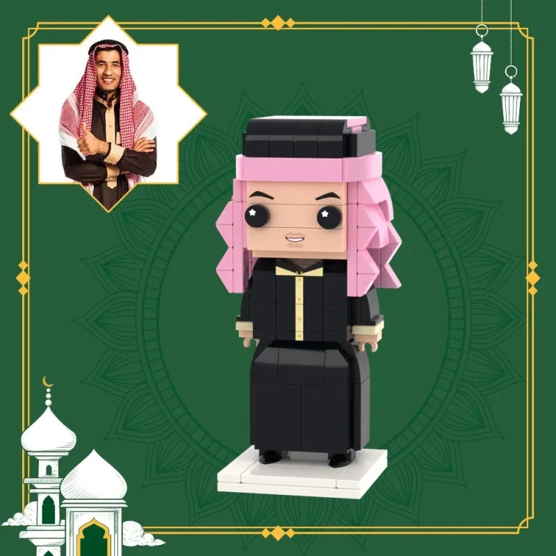 

Gifts for Him Full Body Customizable 1 Person Brick Figures Custom Brick Figures Personalized Small Particle Block Toy Character