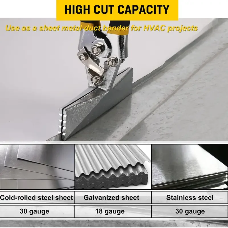 Imagem -04 - Alicate de Mão para Chapa Metálica Pasta de Chapa Metálica Crimpagem Bent Tile Clamp Achatamento Bending Bender Seamers Tool