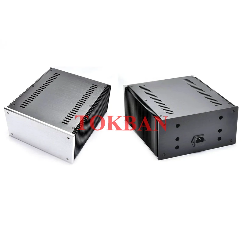 Tokban Audio 2412B 240*120*271mm Aluminium Class A Power Amplifier Chassis Enclosure for 1969 PASS AM QUAD405 DIy Case Shell