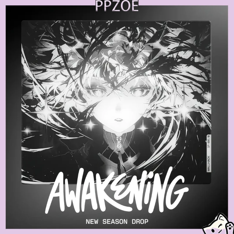 WALLHACK SP005 Ascension SORA Tempered Glass Mousepad, Large 490×430mm Micro-Etched Speed Gaming Pad,for Delta Force,CS2 FPS