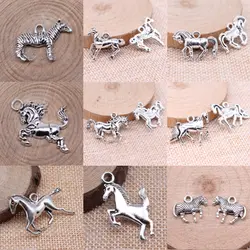 Horse Charms For Jewelry Making DIY Pendants For Gift Bulk