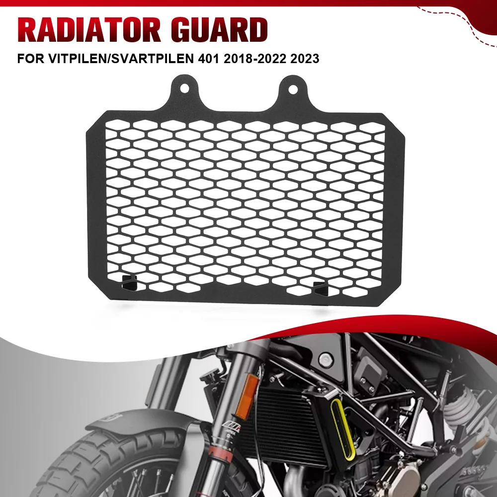 

Motorcycle CNC Accessories Radiator Grille Guard Cover Fuel Tank Protection For Husqvarna Vitpilen/Svartpilen 401 2018-2022 2023