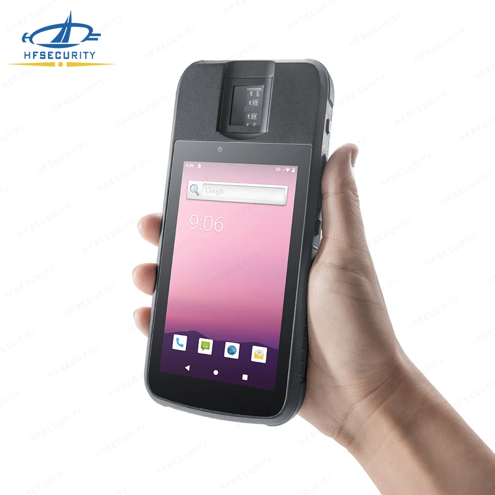 HFSecurity FP520 5'' Android 12 PDF417 Smart Mobile Terminal Tablet IP65 Portable Biometric Fingerprint Tablet  for Bank