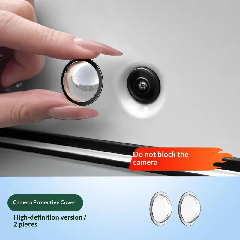 2PCS Camera Lens Protection Cover Universal Car Rear View Reverse Camera Protection Cover 360 °