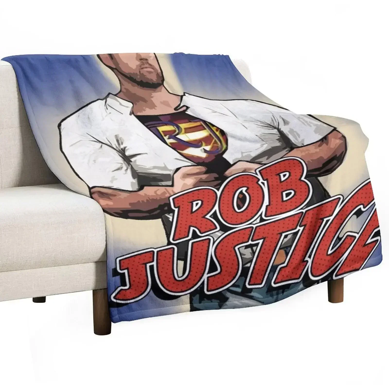 Rob Justice! Throw Blanket heavy to sleep Flannel Blankets