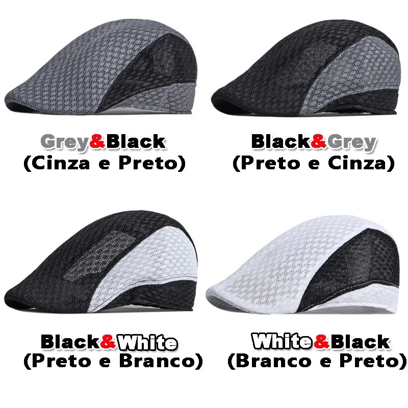 Fashion Beret Breathable Hat Newsboy Hats Golf Caps Sun Hat