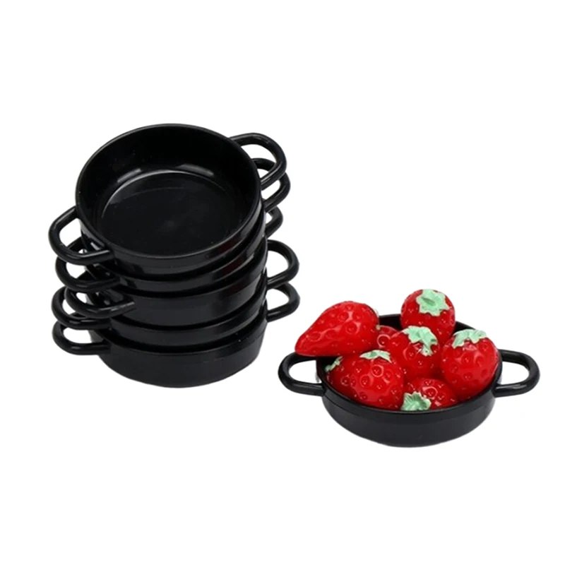 Maison de poupée Miniature, Pot avec couvercle, modèle d'ustensiles de cuisine, casseroles et poêles, Simulation de maison de poupée, Micro scène, accessoires de décoration