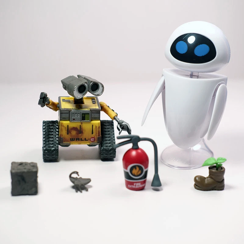 Anime Cute Wall-E Robot Mobilization Wall E & EVE PVC Action