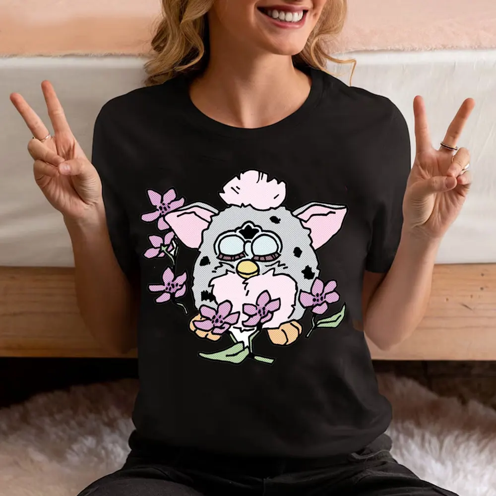 Furby Twilight Volturi New Moon Aro Caius Marcus The Volurby Funny Cartoon Classic Cotton T-Shirt  Tee Graphic T Shirts cotton