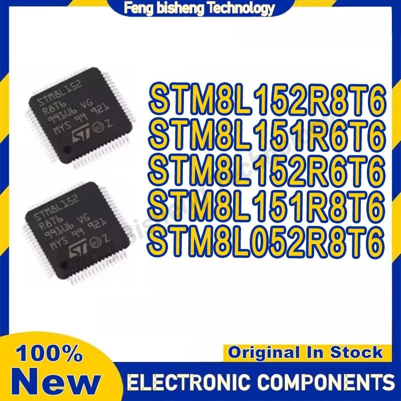 

STM8L052R8T6 STM8L151R6T6 STM8L151R8T6 STM8L152R6T6 STM8L152R8T6 STM8L052R8 STM8L151R6 STM8L151R8 STM8L152R6 STM8L152R8 STM Chip