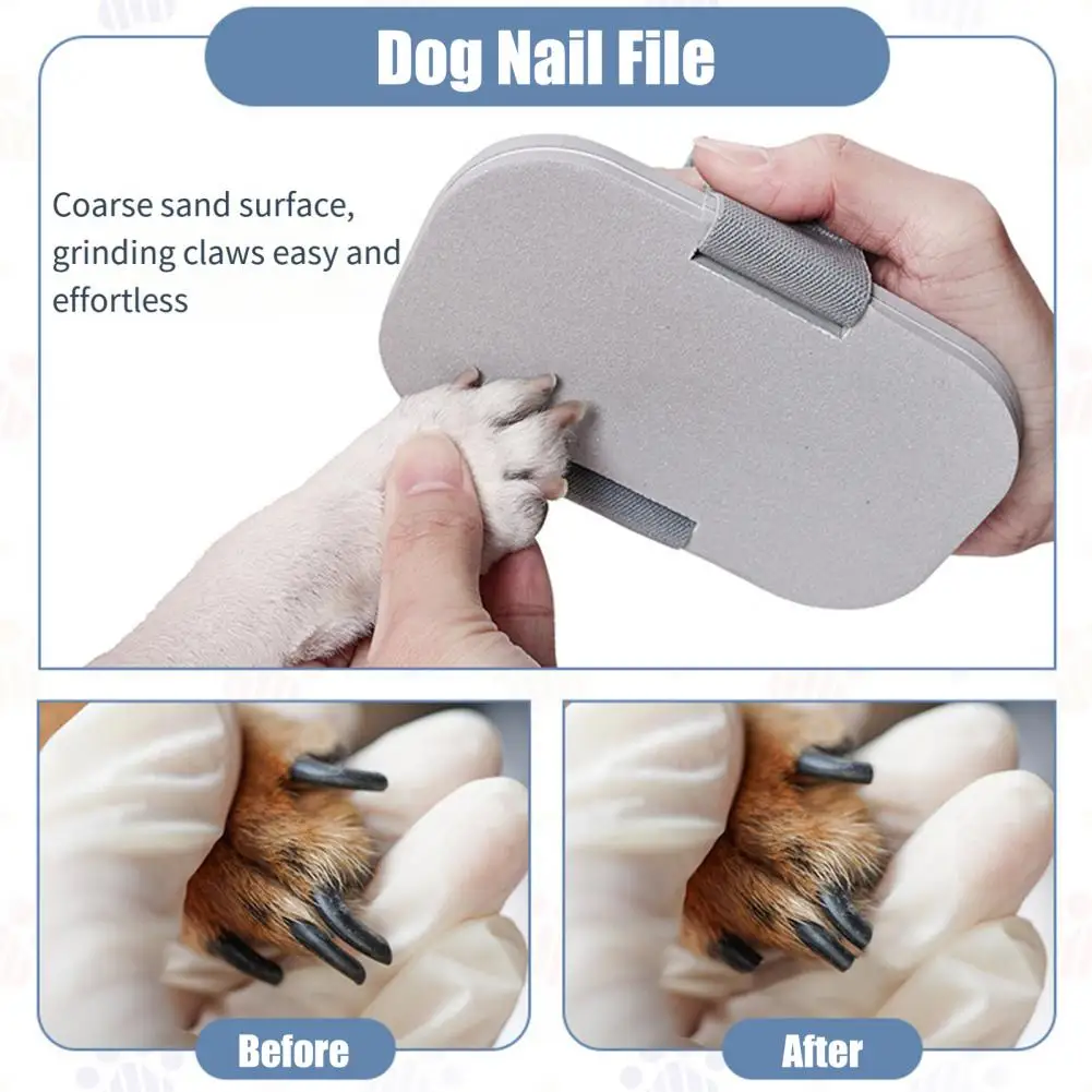 Dog Nail File Effortless Grinding Claw Dog Nails Filing Tool Manual Pet Nail Scratch Board Dog Nail Grooming Tool Pet Supplies