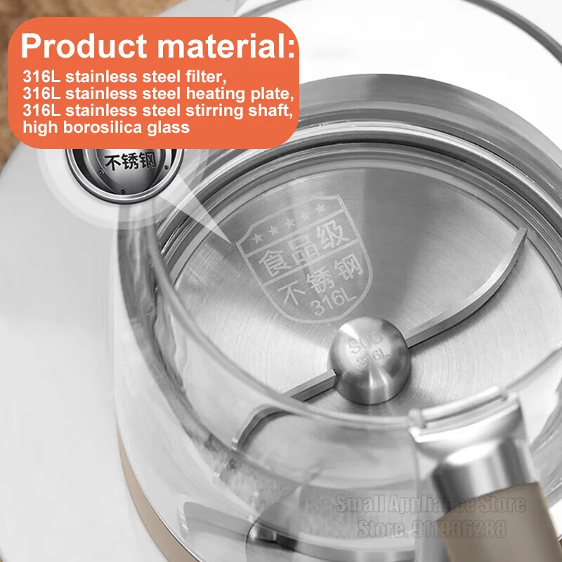 SUPOR 1.5L Mixing Electric Kettle Multi-functional Insulation Health Kettle 5-stage Temperature Household Kitchen Appliances