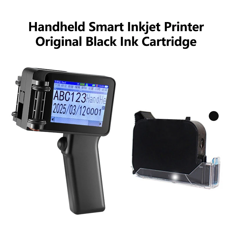 BM-60 Handheld Date Printer Inkjet Machine 12.7mm 0.5 inch Print Height