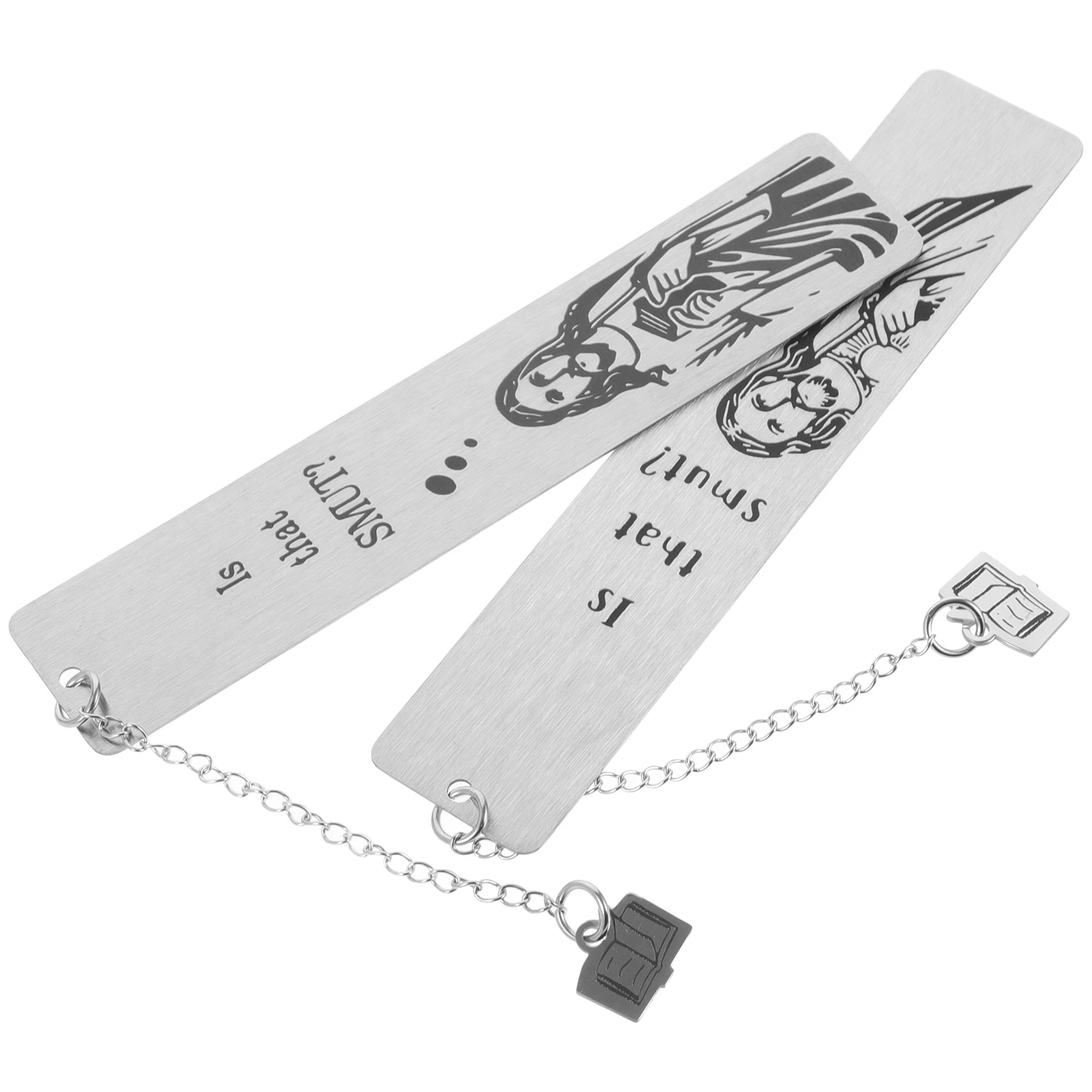 

2pcs Stainless Steel Bookmarks Metal Bookmark Creative Book Mark For Women Students Readers Book Lovers Gifts Decorative