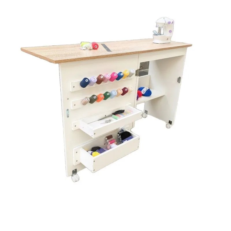 Various household sewing machine workbench sewing machine table folding computer desk