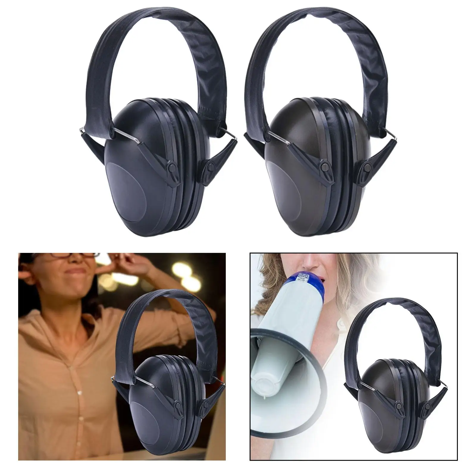 Ear Covers Protective Earmuffs Noise Reducing Compact Hearing Ear Protection Ear Protection for Mowing Airplane Construction