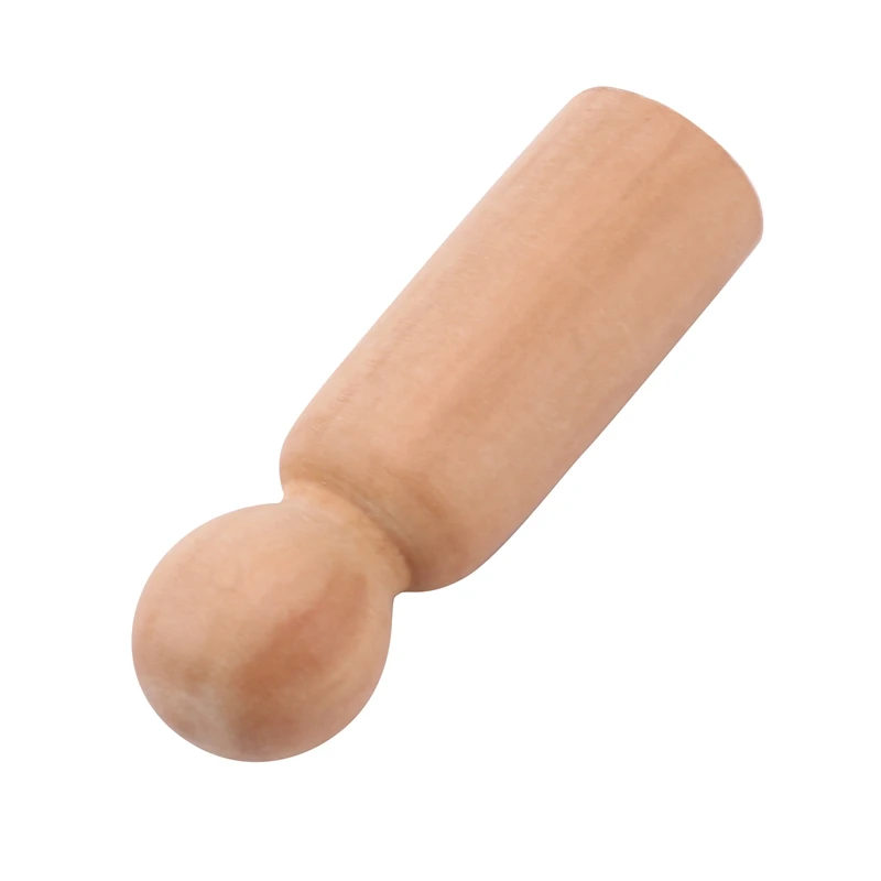 الناس الخشبية غير المكتملة الوتد دمية ، الهيئات فارغة عادي ، دمى الملاك DIY بها بنفسك الحرفية ، حزمة من 20