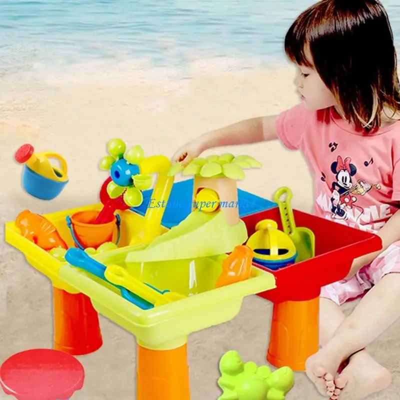

090b Vibrant Beach Toy Play Set для детей легкий и портативный пляж и гаджеты на заднем дворе Fun Play