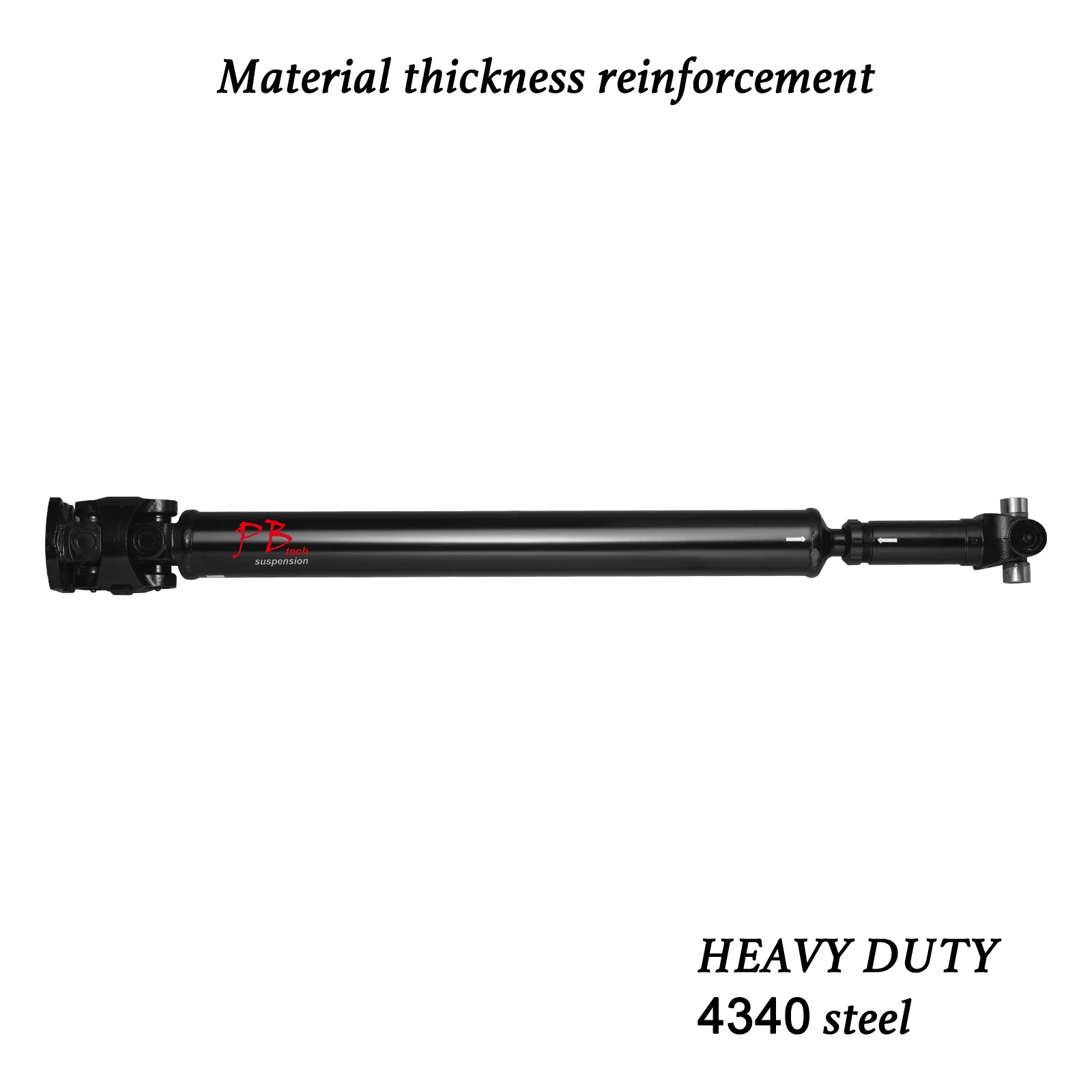 1350 High Strength Steel Heavy Duty 4 Door Rear Drive Shafts w/ A/T For 2007-2018 Jeep Wrangler JK Auto Transmission Driveshaft