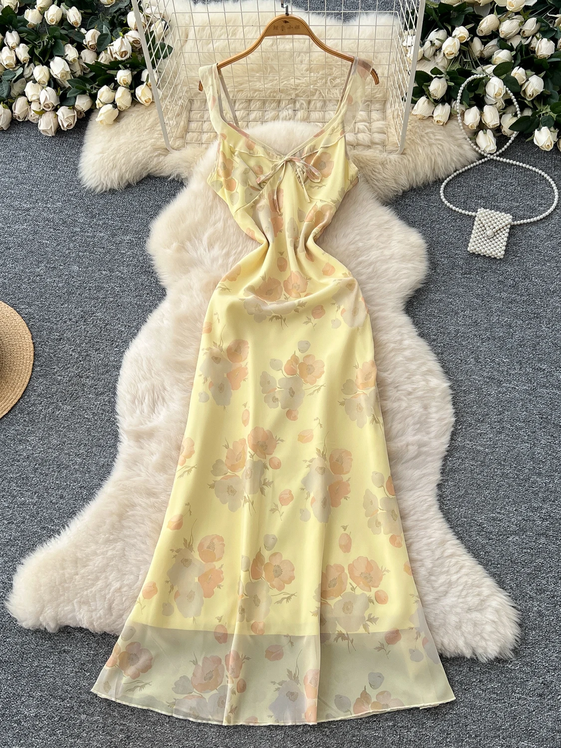 Été Ele Aosphere imprimé Svel femme Dr taille haute jupe trapèze ort Sve Me minceur longue Dr