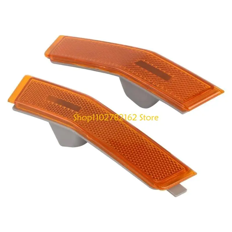 

547B Front Bumper Side Marker Light Reflector Amber Lens 7A1Z15A201A & 7A1Z15A201B Simple Installation for Vehicle MKX 07-10