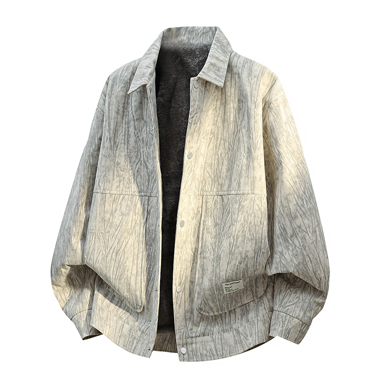 

Мужская повседневная куртка Fce Lined Jaet свободного кроя, теплая, с винтажным дизайном, зимняя верхняя одежда из полиэстера, молодежный стиль