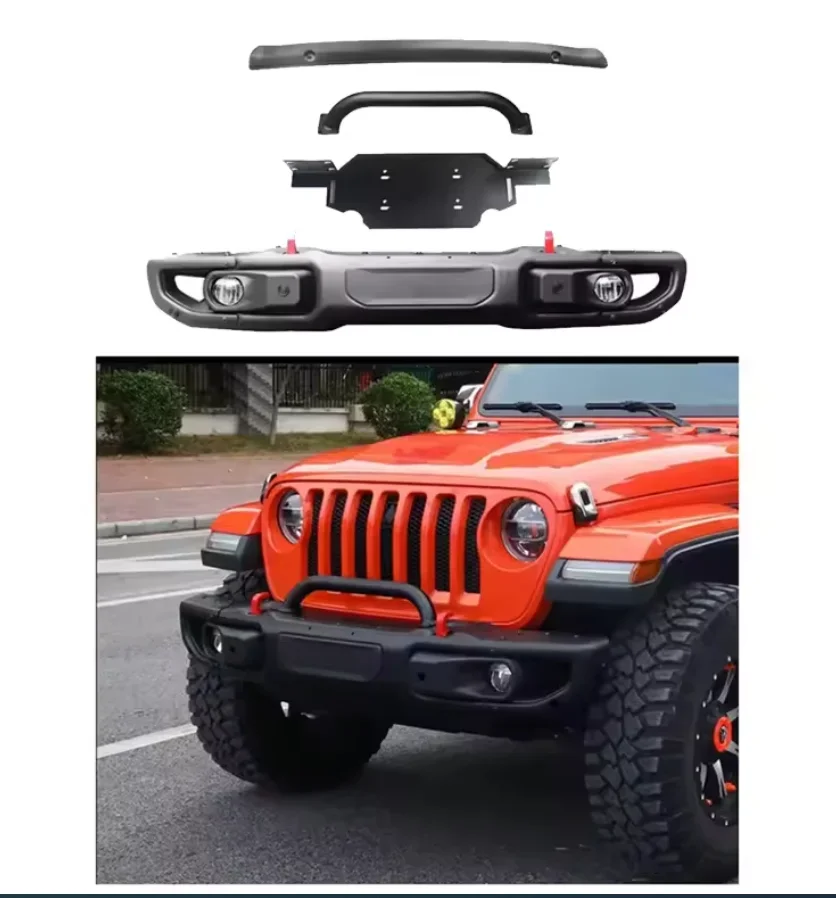 Front Bumper For Jeep Wrangler JL 10th Accessories Suit 2018-22