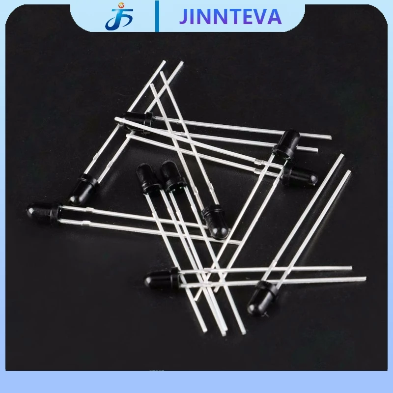 50PCS 3mm 5mm LED Emitting Diode 940nm  F3 F5 Transmitter Emitter Receiver Infrared Phototransistor Photodiode Invisible DIY PCB