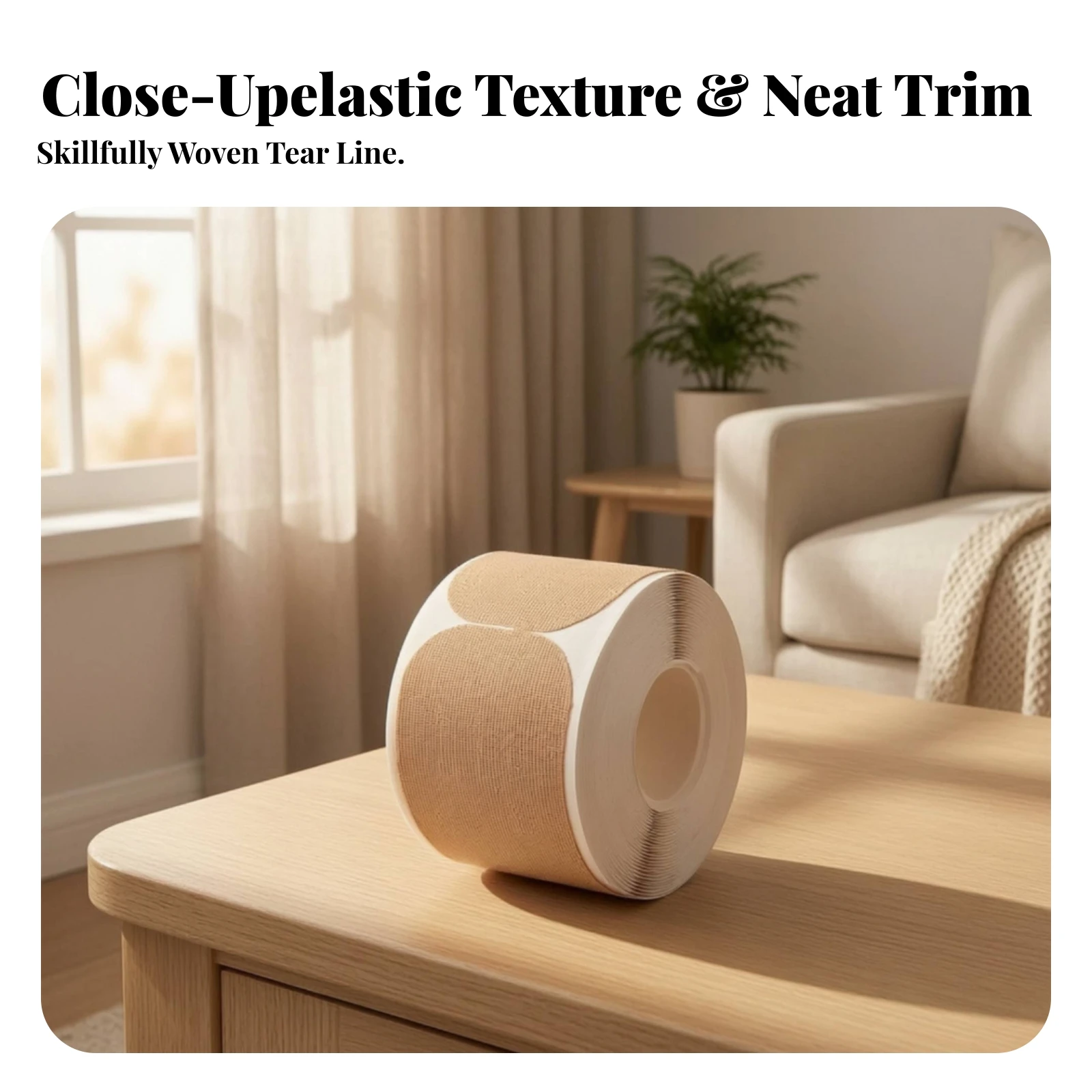 Elastic Finger Support Tape Skin-Toned Thumb Guard Thumb Wrap Low Profile for Athletes, Sports, Training