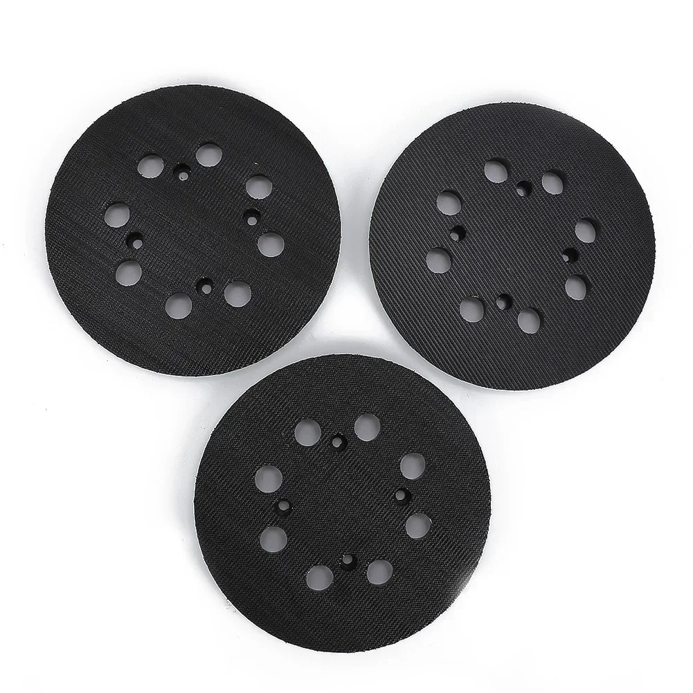 3 PCS 5 Inch 125mm 8-Hole Hook&Loop Sanding Pad Backing Pads For DWE6423 DWE6421 Sander Backing Pads High Quality