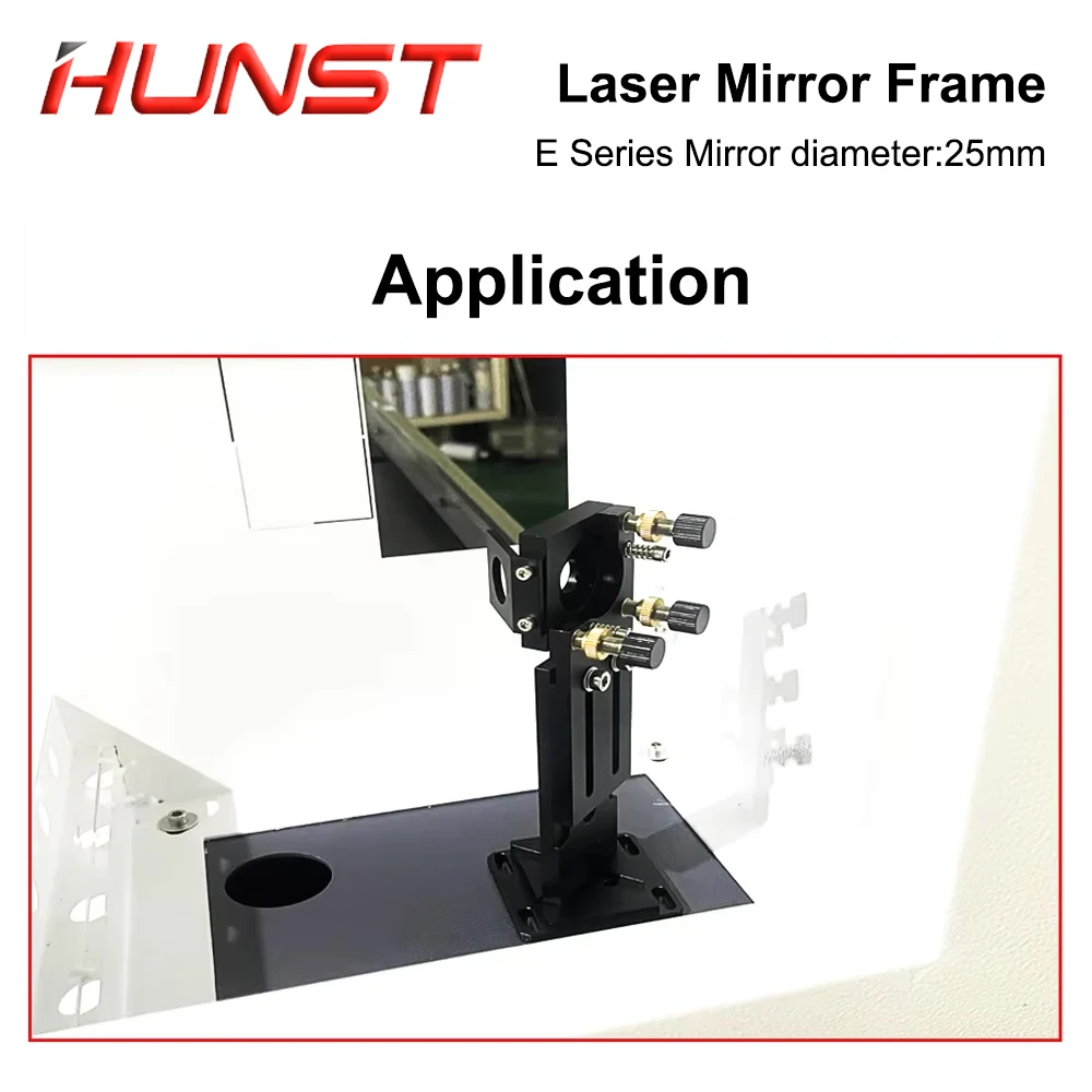 HUNST E Series CO2 First Reflector 25mm Mounting Bracket Laser Cutting Cutter Integrated Reflector Bracket