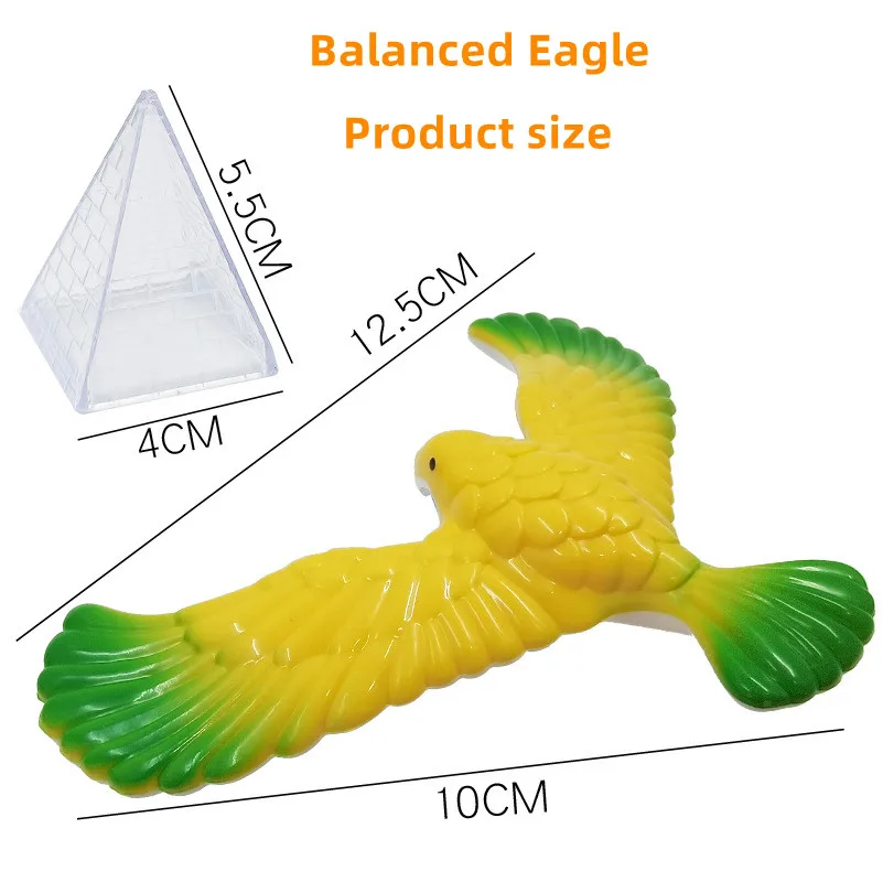 3 teile/satz hochwertige Neuheit erstaunliche Balance Adler Vogel Magie halten Balance Home Office Spaß lernen Knebel Spielzeug für Kind Geschenk