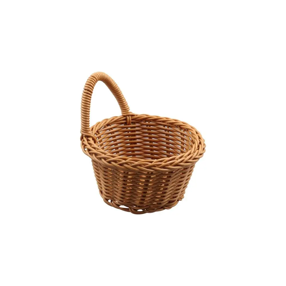 

Reusable Hanging Vegetable Fruit Storage Baskets Woven Plastic Wall Shelf Basket Portable Durable Garden Plant Baskets Home