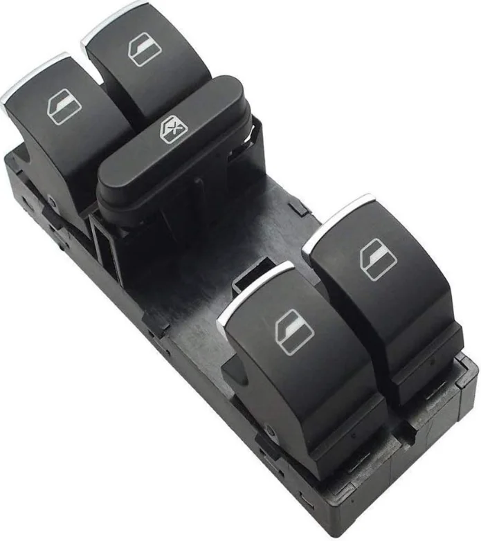 5ND 959 857 زر التحكم الرئيسي لنافذة الطاقة لشركة فولكس فاجن جيتا تيجوان جولف GTI MK5 MK6 باسات B6 CC سيات ليون MK2 5ND959857