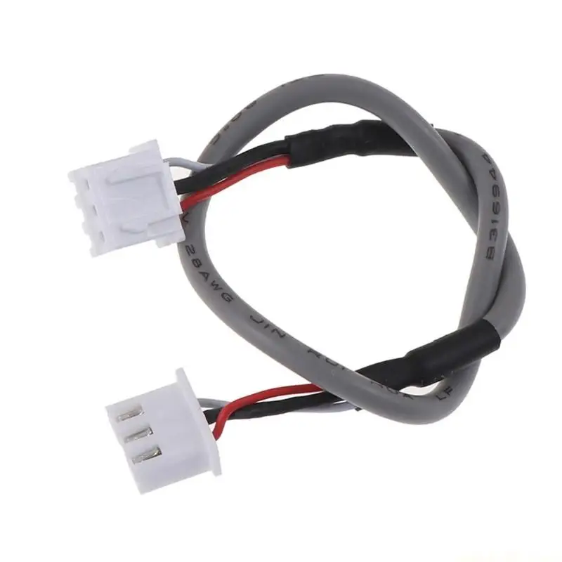 Premium 3pins Double Head Auditory Connection Wire Multiple Length Option