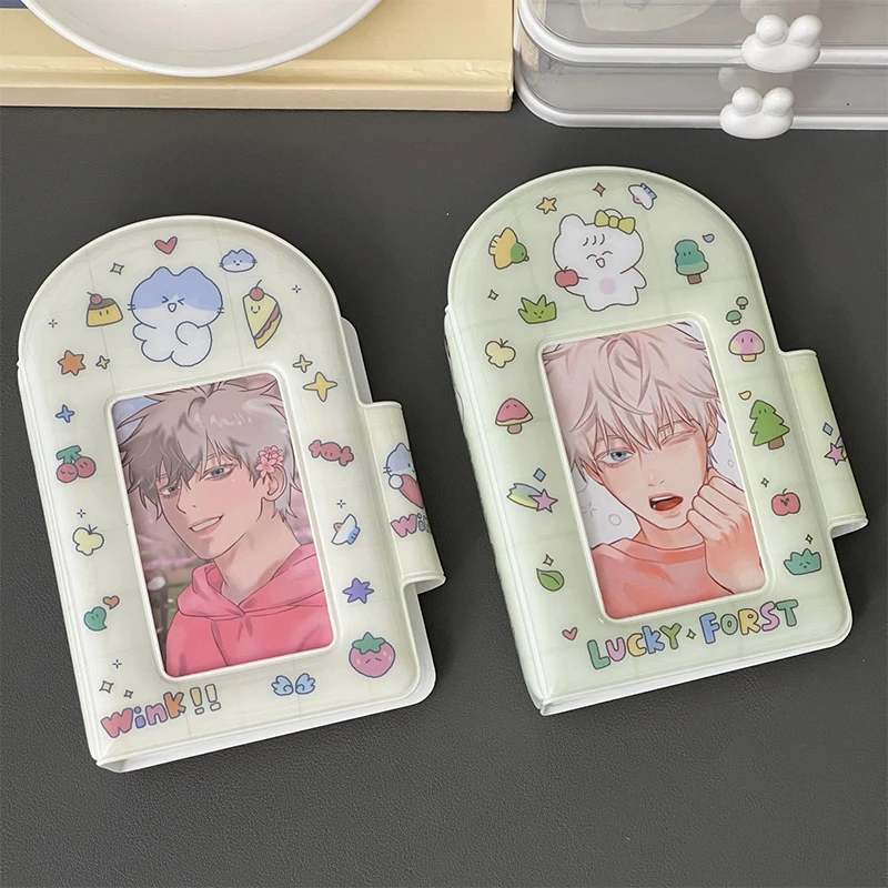Porte-cartes photo creux Kawaii, album de carte photo K-pop Idol, protection d'affichage photo, 3 pouces