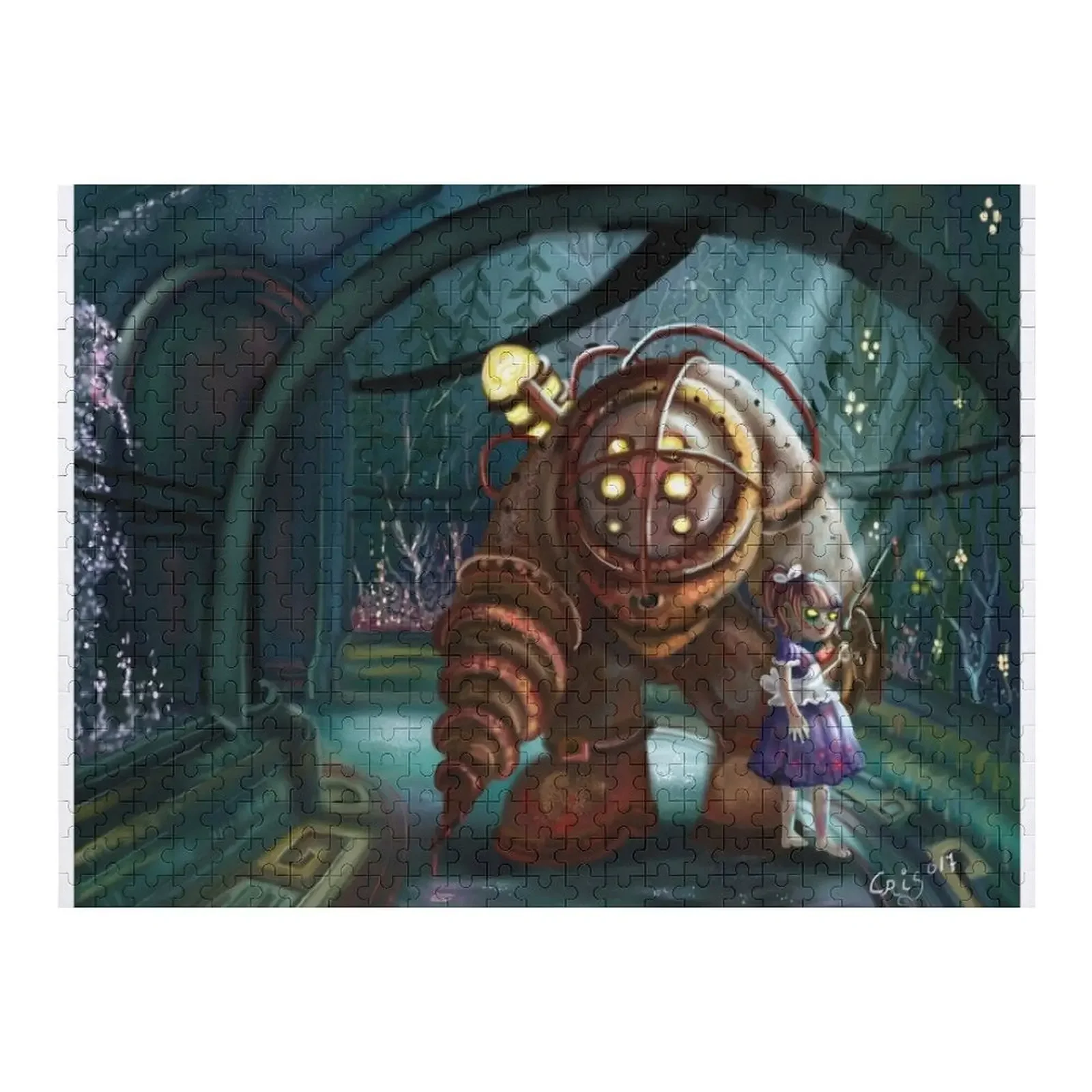 

Bioshock Underwater Tunnels Jigsaw Puzzle Adult Wooden Woods For Adults Puzzle