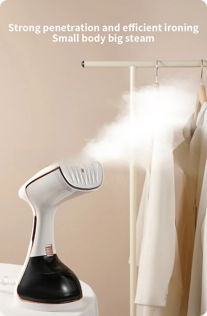 TINSOL Handdampfbügeleisen 1800W 3-Stufen-Einstellung Schnellaufheizendes Dampfbügeleisen Tragbar Geeignet für Zuhause und Reisen – Detail 9