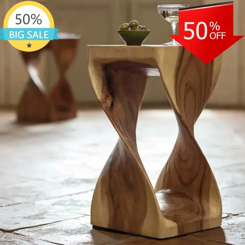 

Дизайнерский современный журнальный столик из дерева, мобильный, для салона, прикроватный, модульный, для гостиной, простой угловой столик, роскошный, небольшой