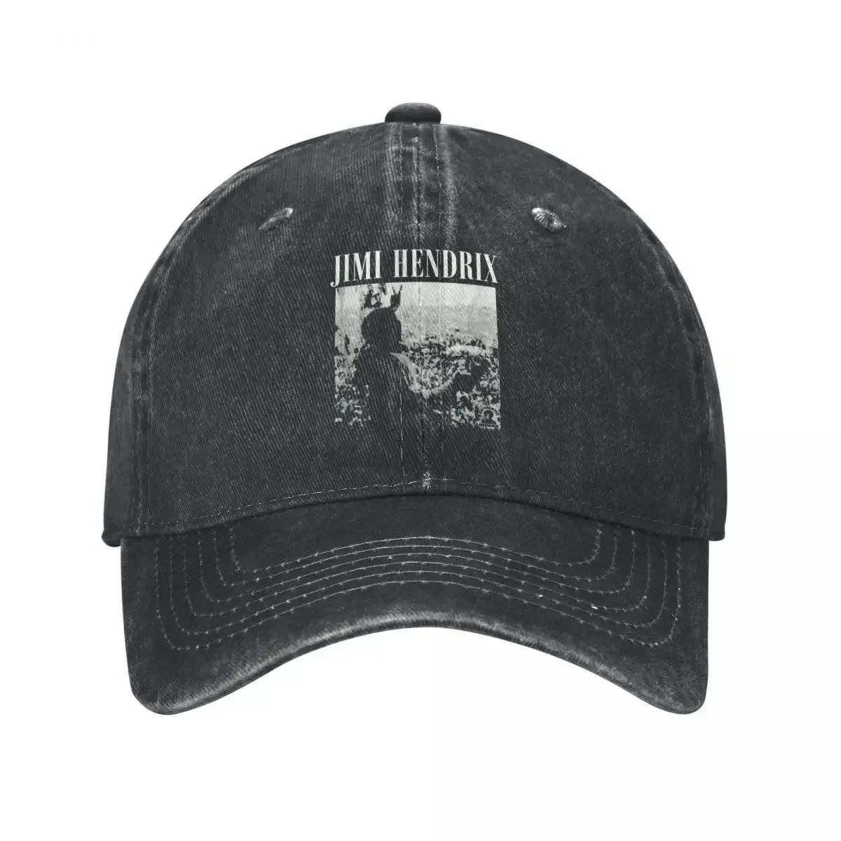 Jimi Singer Hendrixs Live At Men Women Baseball Caps Vintage Rock Guitar Distressed Washed Hat Retro Outdoor Snapback