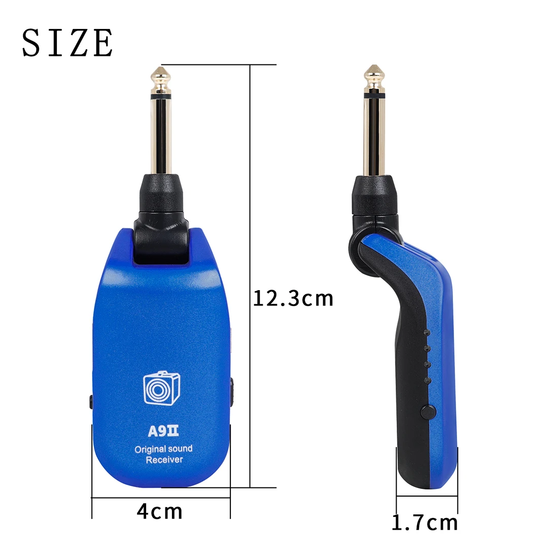 UHF Wireless Guitar System Transmitter and Receiver Anti-Interference Built-in Rechargeable Musical Instrument Accessories