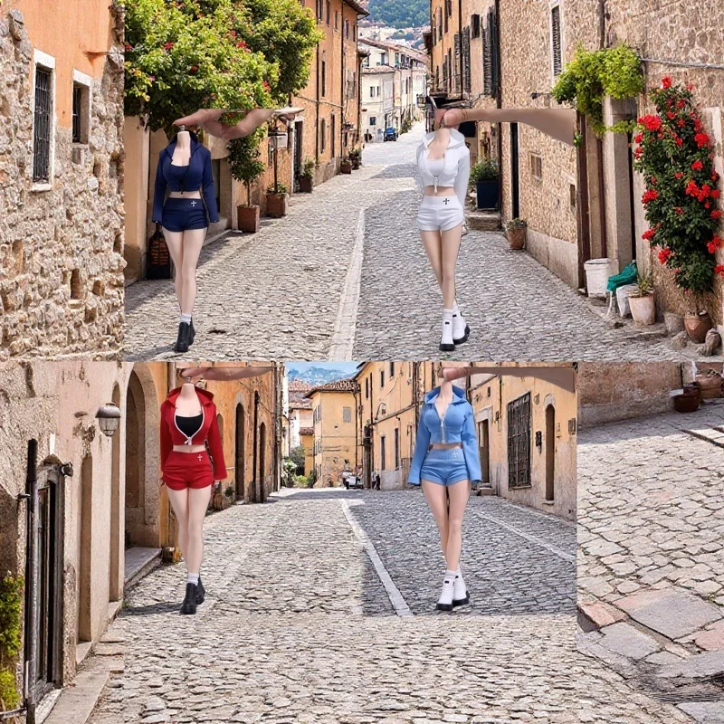 

Cdtoys CD086 1/6 женская повседневная спортивная одежда шорты на шнурке подходит для 1:6 подвижных кукол для 12-дюймовой модели экшн-фигурки