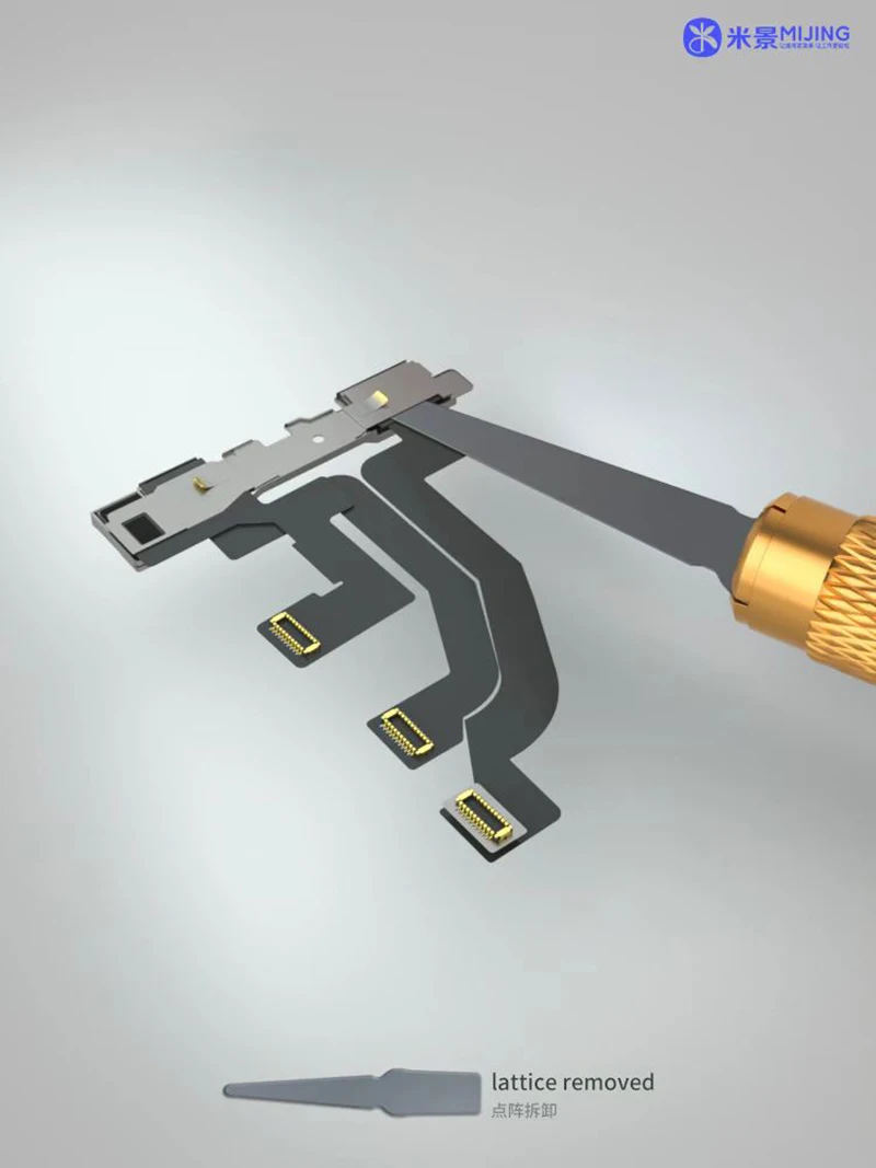Mijing Phantom 3 IN 1 CPU del telefono cellulare smonta il coltello di manutenzione per iPhone NAND CHIP IC rimuovi la lama di rilavorazione della colla