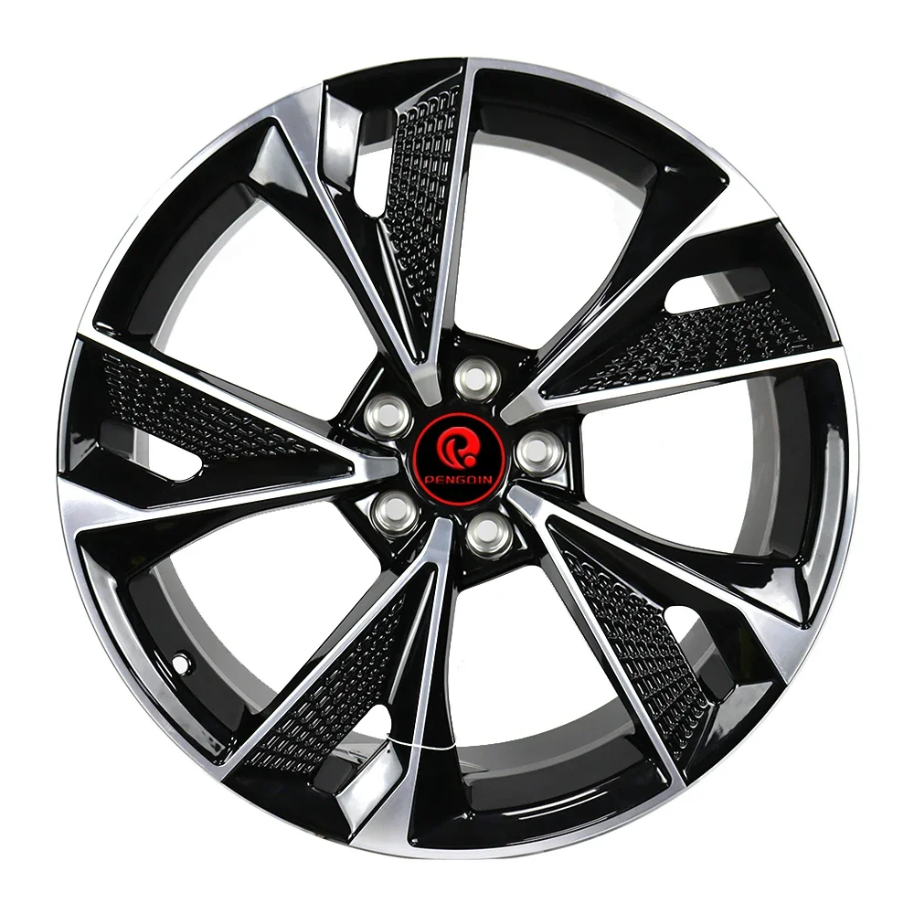 

Hot Sale Designed 6061t6 Aluminum Car Wheels Rims for Modified Glossy Black Machine Face Alloy Wheels 18 Inch