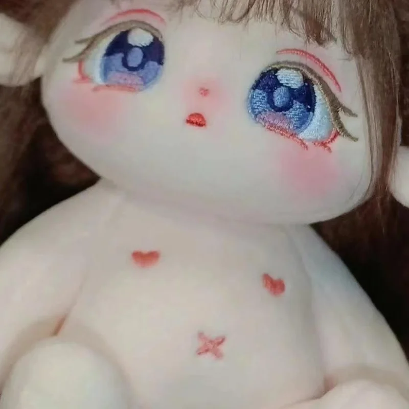 20cm IDol Doll Anime peluche Star Dolls carino farcito personalizzazione figura giocattoli cotone Baby Doll peluche giocattoli collezione fan regalo